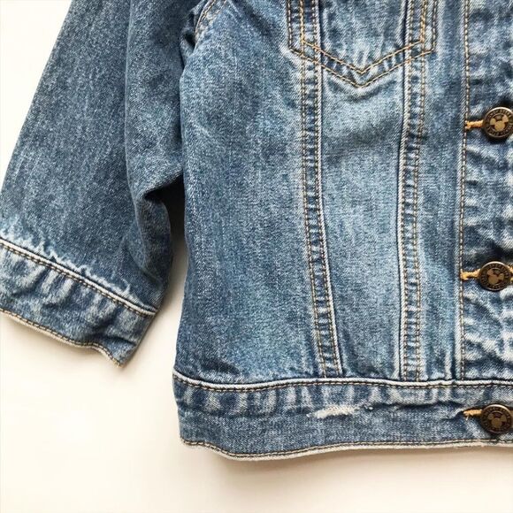 Disneystore jack skully denim jacket EUC XXS(2/3Y) - Picture 5 of 8